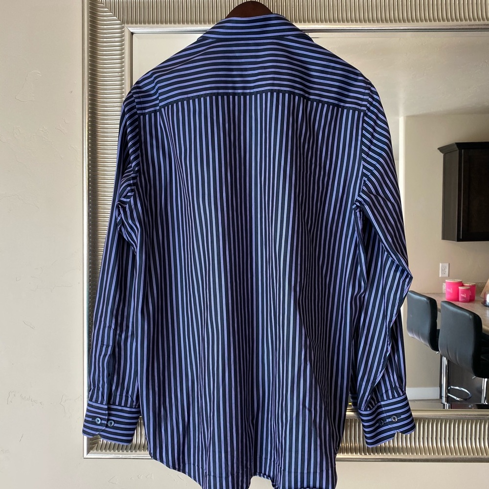 Bugatchi striped large shirt - Picture 3 of 5